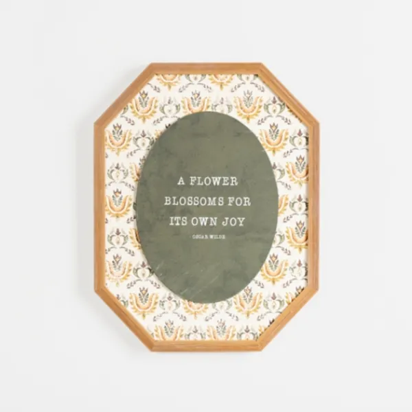 Wall Quotes & Signs-Kirkland's Home A Flower Blossoms Floral Wall Plaque Green/White