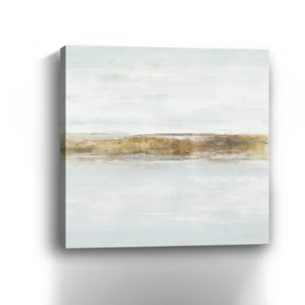 Canvas Art-Kirkland's Home A Quiet View Giclee Canvas Art Print, 40X40 In. White/Gold