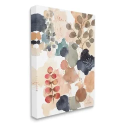 Canvas Art-Kirkland's Home Abstract Botanical Collage Canvas Print, 24X30 In. Multi