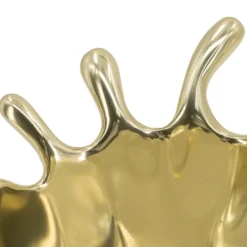 Decorative Trays-Kirkland's Home Abstract Splashing Trim Tray Gold