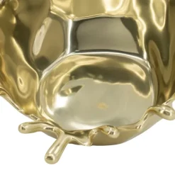 Decorative Trays-Kirkland's Home Abstract Splashing Trim Tray Gold