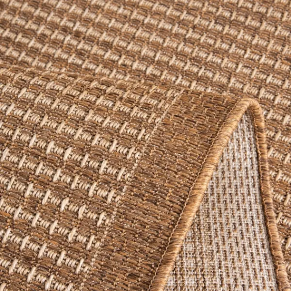 Outdoor Rugs-Kirkland's Home Adelaide Woven Outdoor Area Rug, 6X9 Brown