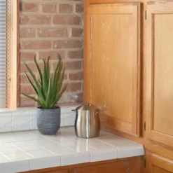 Arrangements & Greenery-Kirkland's Home Agave Arrangement In Gray Decorative Pot Green/Gray