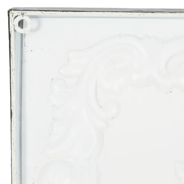 Wall Plaques-Kirkland's Home Aged Brass Fleur-De-Lis 4-Pc. Panel Wall Art Gold/Green