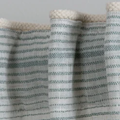 Curtains & Drapes-Kirkland's Home Aloe Plaid Pleated Single Curtain Panel, 84 In. Green