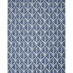 Outdoor Rugs-Kirkland's Home Aloha Botanical Indoor/Outdoor Rug, 3X5 Blue