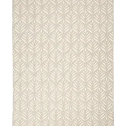 Outdoor Rugs-Kirkland's Home Aloha Ivory Botanical Indoor/Outdoor Area Rug, 3X5 Ivory/Gray