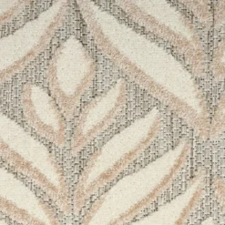 Outdoor Rugs-Kirkland's Home Aloha Ivory Botanical Indoor/Outdoor Area Rug, 3X5 Ivory/Gray