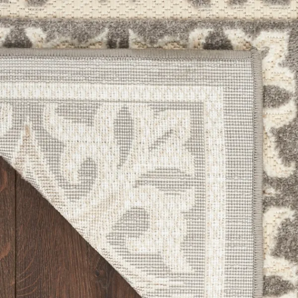 Outdoor Rugs-Kirkland's Home Aloha Ivory Geometric Indoor/Outdoor Rug, 9X12 Ivory/Gray