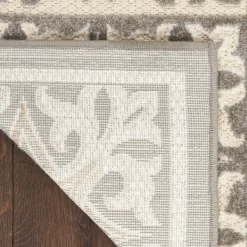 Outdoor Rugs-Kirkland's Home Aloha Ivory Geometric Indoor/Outdoor Area Rug, 3X5 Ivory/Gray