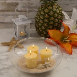 Candles-Kirkland's Home Aloha Pineapple Votive Candles, Set Of 8 Yellow