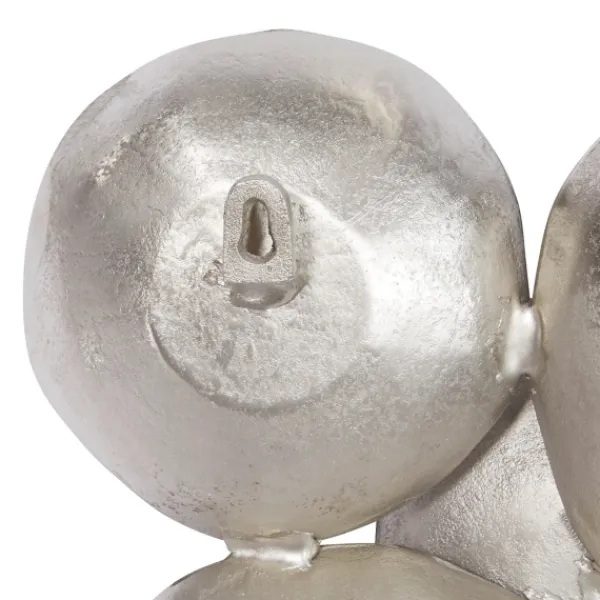 Wall Plaques-Kirkland's Home Aluminum Clustered Bowls Wall Plaque Silver
