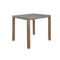Dining Tables-Kirkland's Home Amber Wood And Faux Concrete Dining Table Brown/Gray