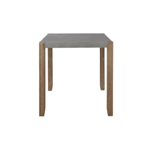 Dining Tables-Kirkland's Home Amber Wood And Faux Concrete Dining Table Brown/Gray