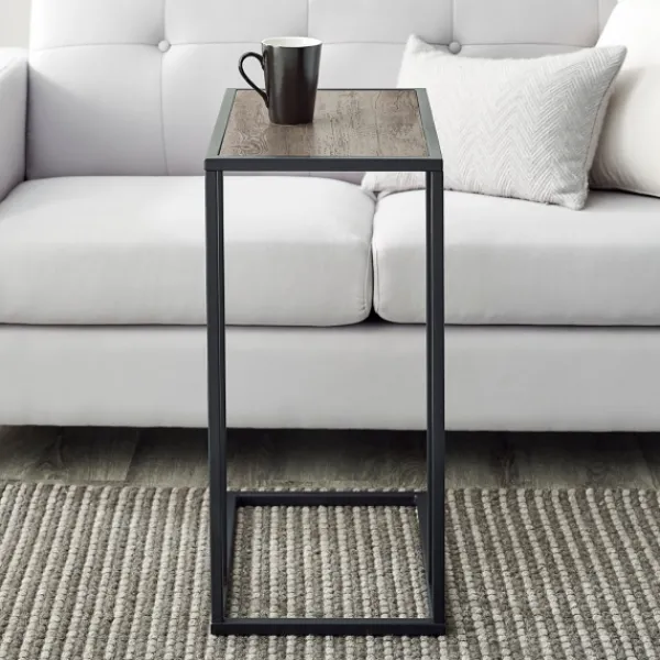 Accent & End Tables-Kirkland's Home And Black C-Table Gray