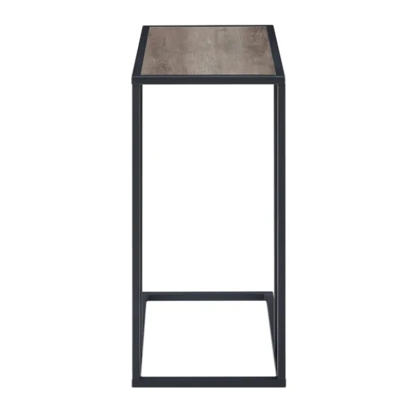 Accent & End Tables-Kirkland's Home And Black C-Table Gray