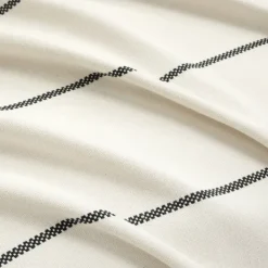 Bedspreads & Coverlets-Kirkland's Home And Black Striped King Coverlet Ivory