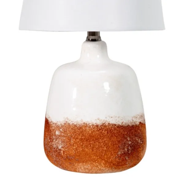 Table Lamps-Kirkland's Home And Bronze Ceramic Table Lamp White