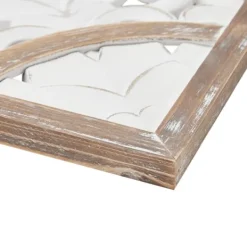 Wall Plaques-Kirkland's Home And Brown 4-Pc. Medallion Plaque White
