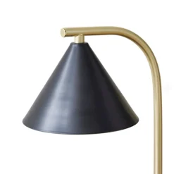Table Lamps-Kirkland's Home And Gold Double Shade Table Lamp Black