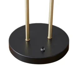Table Lamps-Kirkland's Home And Gold Double Shade Table Lamp Black