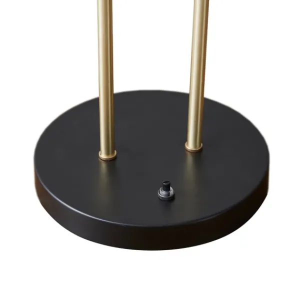 Table Lamps-Kirkland's Home And Gold Double Shade Table Lamp Black