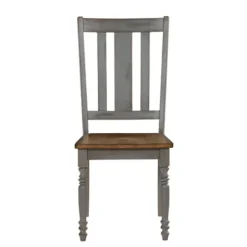 Dining Chairs-Kirkland's Home And Gray Wooden Dining Chairs, Set Of 2 Brown