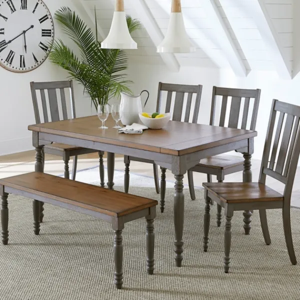 Dining Chairs-Kirkland's Home And Gray Wooden Dining Chairs, Set Of 2 Brown