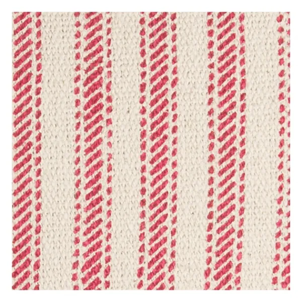 Pillows-Kirkland's Home And Natural Ticking Stripe Pillow Red