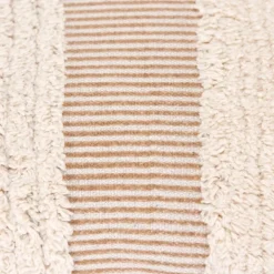 Pillows-Kirkland's Home And Natural Tufted Stripes Lumbar Pillow Tan
