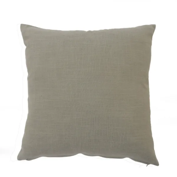 Pillows-Kirkland's Home And Pink Feather Garden Cotton Pillow Gray