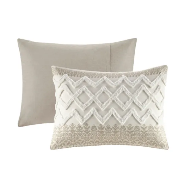 Duvets-Kirkland's Home And White 3-Pc. Full/Queen Duvet Set Gray