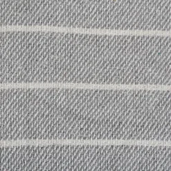 Blankets & Throws-Kirkland's Home And White Thin Stripe Throw Gray
