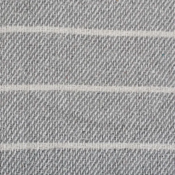 Blankets & Throws-Kirkland's Home And White Thin Stripe Throw Gray