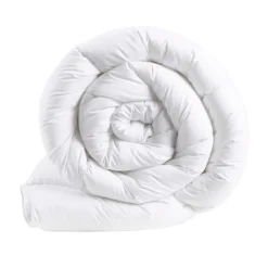 Comforters-Kirkland's Home Antimicrobial Down Alternative King Comforter White