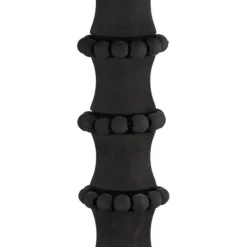 Candle Holders-Kirkland's Home Antique Beaded Column Candle Holder, 13 In. Black