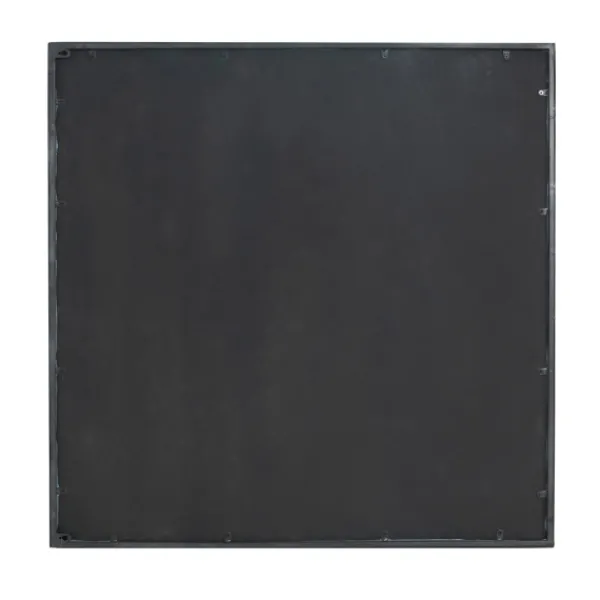 Decorative Mirrors-Kirkland's Home Antique Black Floral Panel Square Mirror