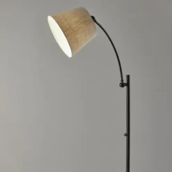 Floor Lamps-Kirkland's Home Antique Bronze Adjustable Arm Floor Lamp Brown