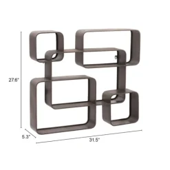 Shelves-Kirkland's Home Antique Bronze Rada Wall Shelf