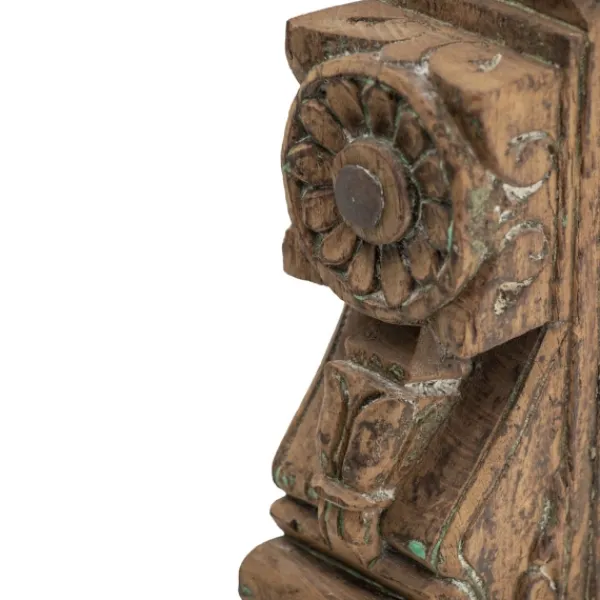 Statues & Figurines-Kirkland's Home Antique Carved Wood Figurine Brown