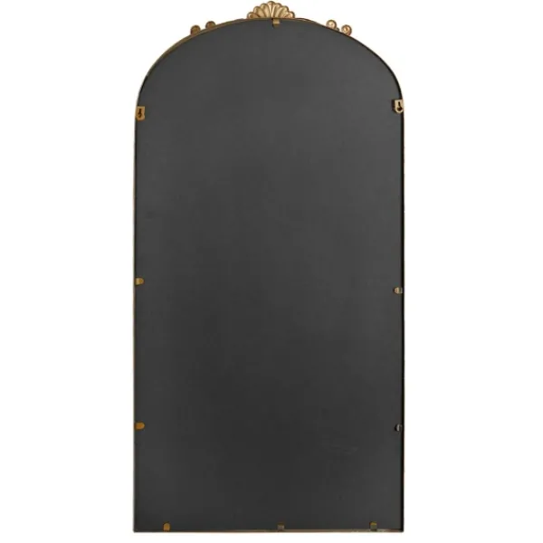 Decorative Mirrors-Kirkland's Home Antique Gold Metal Ornate Arch Wall Mirror