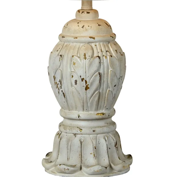 Table Lamps-Kirkland's Home Antique Ivory Distressed Table Lamps, Set Of 2 Tan