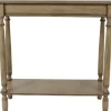 Console Tables-Kirkland's Home Antique Rectangular Console Table Brown
