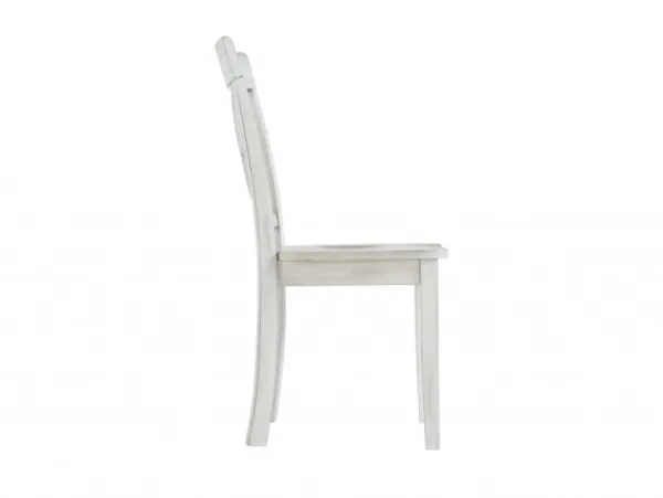 Dining Chairs-Kirkland's Home Antique Washed Wood Dining Chairs, Set Of 2 White
