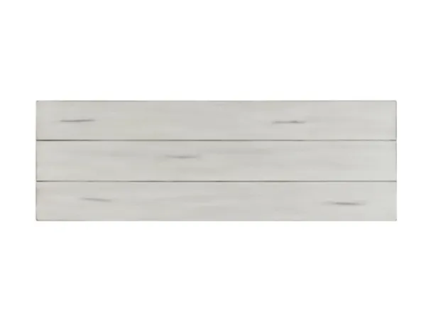 Benches & Ottomans-Kirkland's Home Antique Washed Wood Dining Bench White