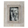 Picture Frames-Kirkland's Home Antique White Wood Beaded Picture Frame, 4X6