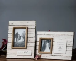 Picture Frames-Kirkland's Home Antique White Wooden Dad Picture Frame