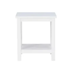 Accent & End Tables-Kirkland's Home Antique White X Side Frame Accent Table