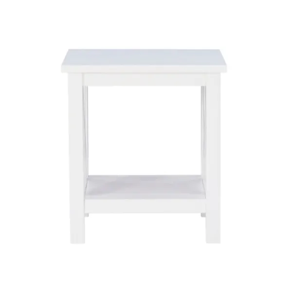 Accent & End Tables-Kirkland's Home Antique White X Side Frame Accent Table