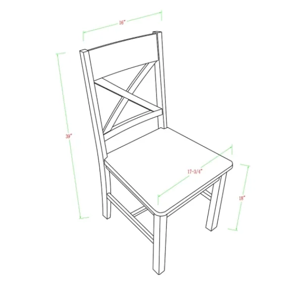 Dining Chairs-Kirkland's Home Antique Wood Dining Chairs, Set Of 2 Black